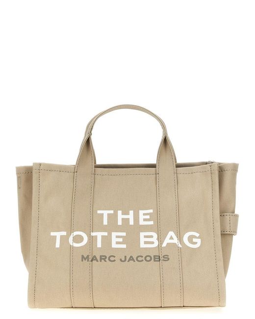 Marc Jacobs Metallic Shopping 'The Canvas Medium Tote'