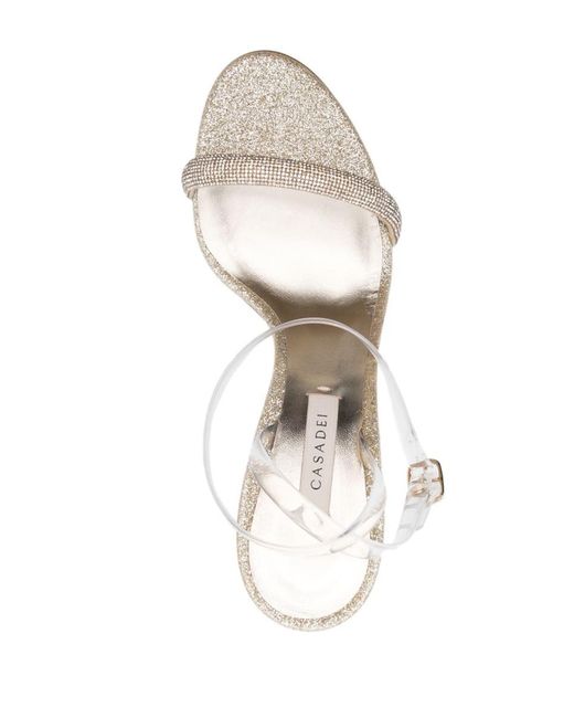 Casadei White Holly Sandals Shoes