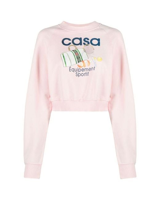 Casablancabrand Pink Sweatshirts