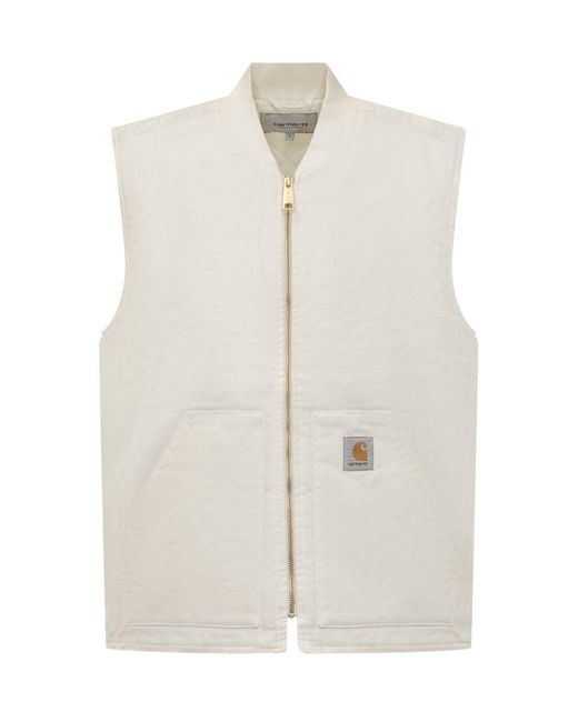 Carhartt White 'Classic' Vest for men