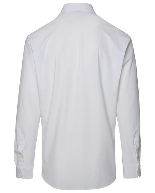 Brian Dales White Recycled Nylon Blend Shirt for men