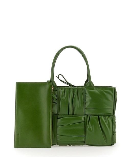 Bottega Veneta Green Small Bow Tote Bag