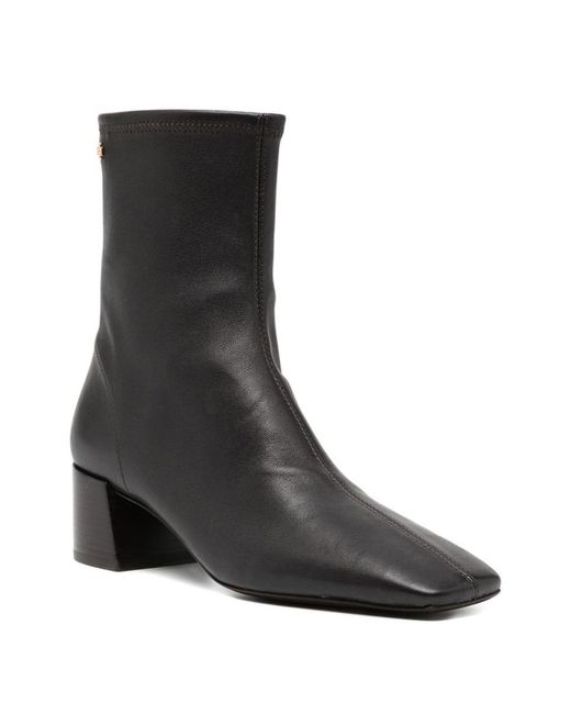 Tory Burch Black Stretch Ankle Boot 45Mm