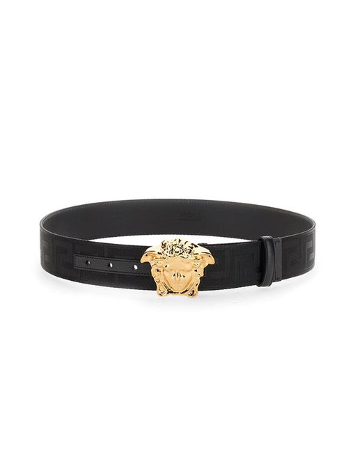 Versace Synthetic Belt With Jellyfish in Black for Men | Lyst