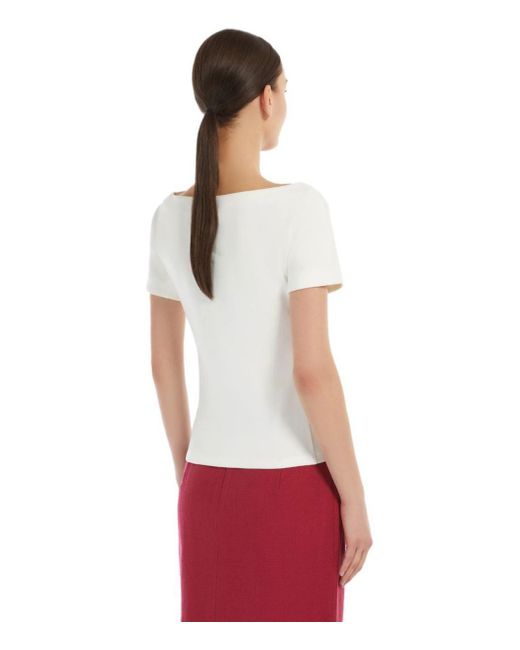 Weekend by Maxmara White Virtus Ivory Top