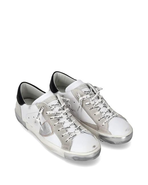 Philippe Model White Prsx Low Sneakers for men