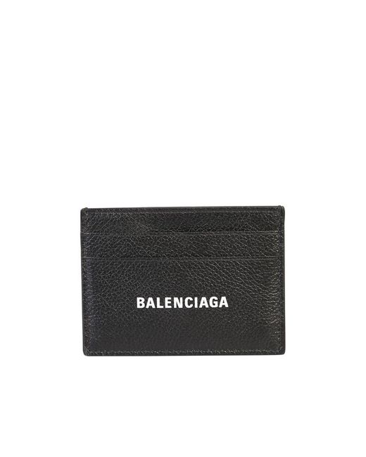 Balenciaga Black Cash Cardholder for men