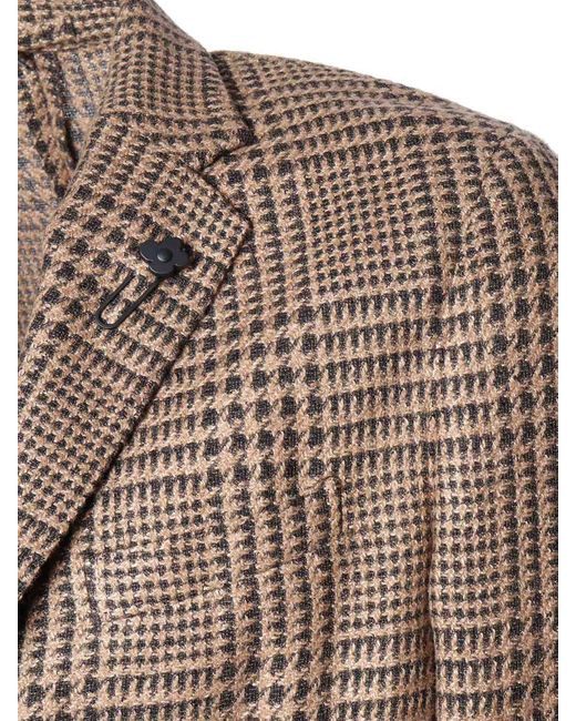 Lardini Brown Single-breasted Jacket for men
