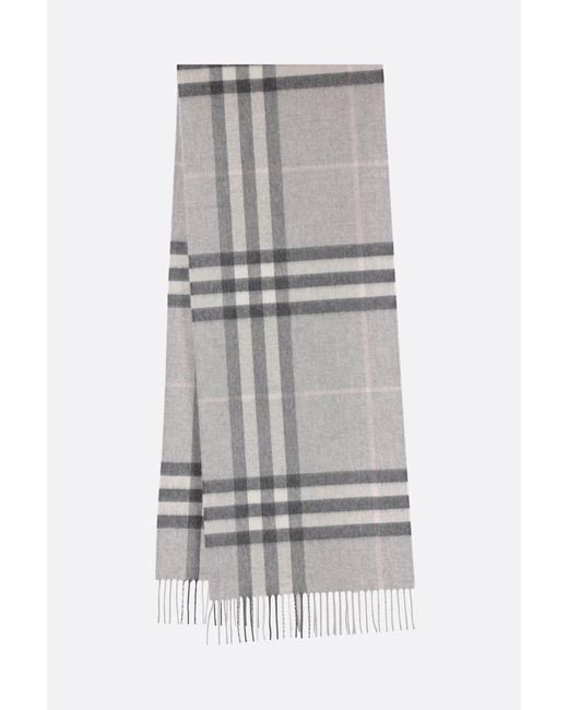 Burberry Gray Scarfs for men