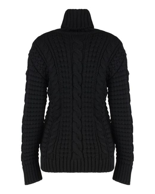 Moncler Genius Black 4 Moncler Edward Enninful - Virgin-wool Turtleneck Sweater