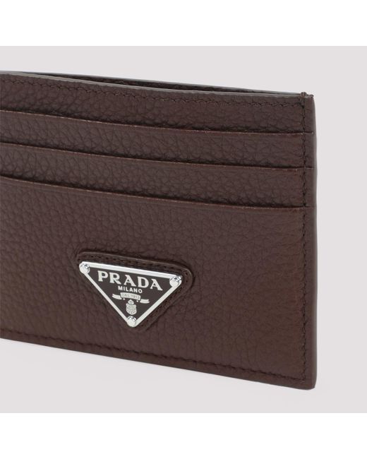 Prada Brown Cardholder