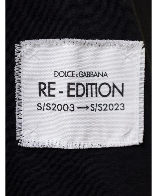 Dolce & Gabbana Black Sicilia Print Re-edition Tank Top for men