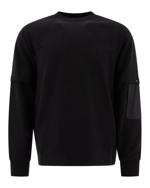 C P Company Black "the Metropolis Series" Sweatshirt for men