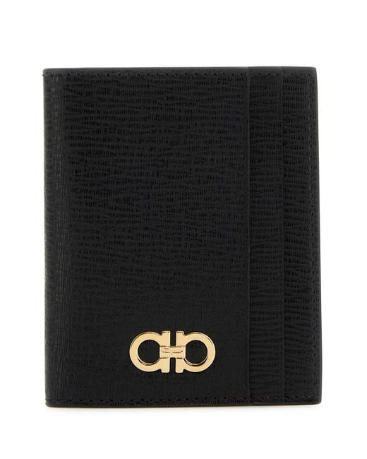 Ferragamo Black Ferragamo Wallets for men