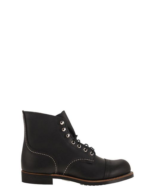 Red Wing Iron Ranger in Black for Men | Lyst UK