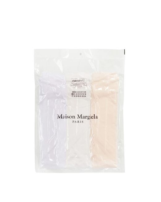 Maison Margiela White Crew Neck Short Sleeve T-shirts for men