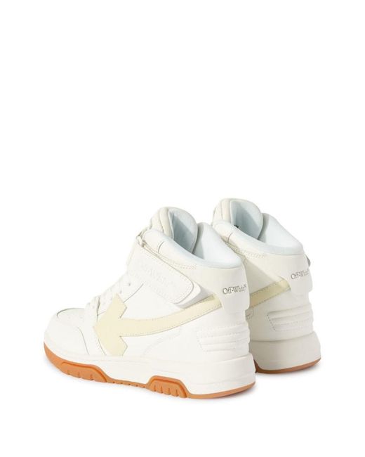 Off-White c/o Virgil Abloh White Out Of Office Mid-top Sneakers