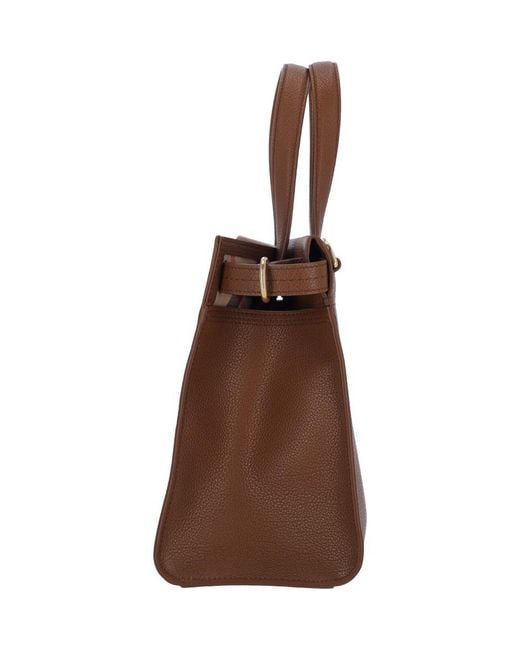 Burberry Brown 'Cotswolds' Small Tote Bag