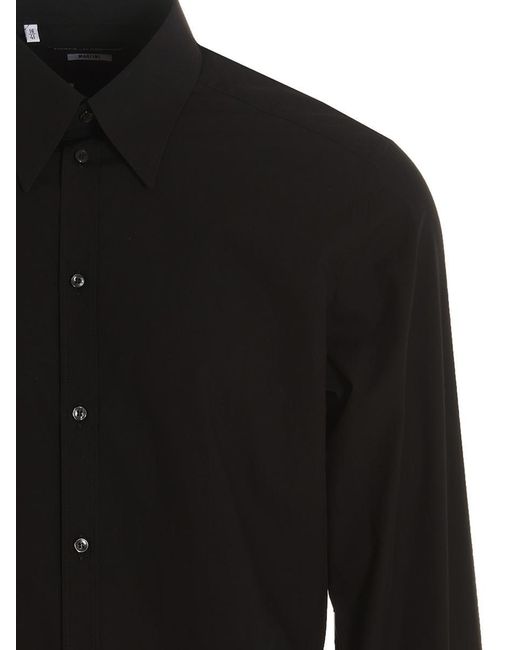 Dolce & Gabbana Black Poplin Shirt Shirt, Blouse for men