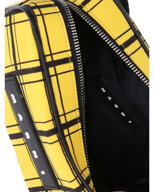 Marni Yellow 'puff' Camera Shoulder Bag for men