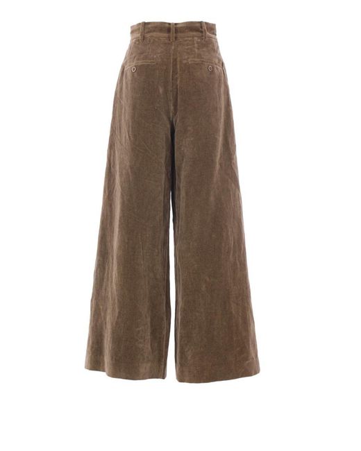 Uma Wang Brown Trousers