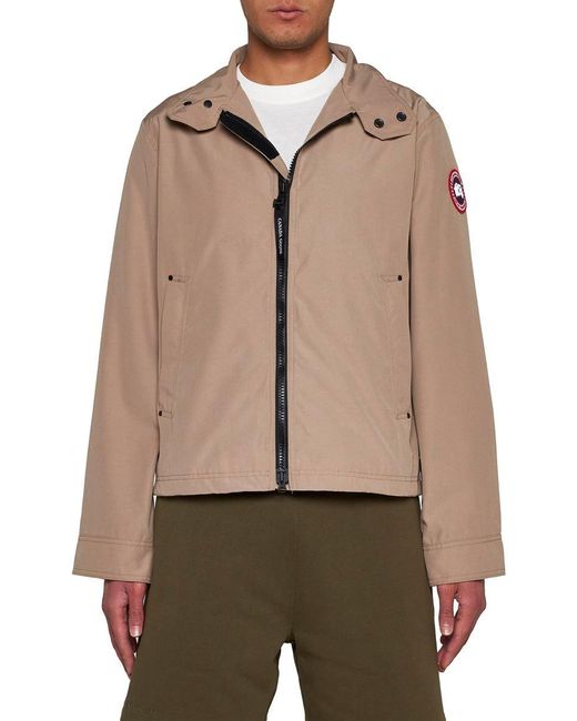 Canada Goose Natural Jacket With Logo for men