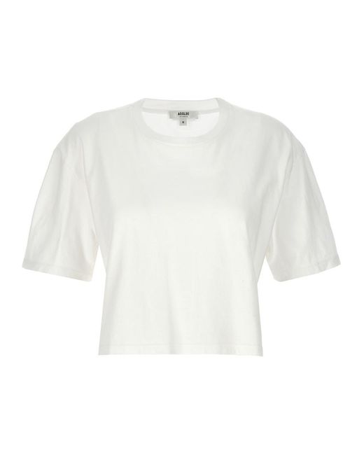 Agolde White Anya T-shirt