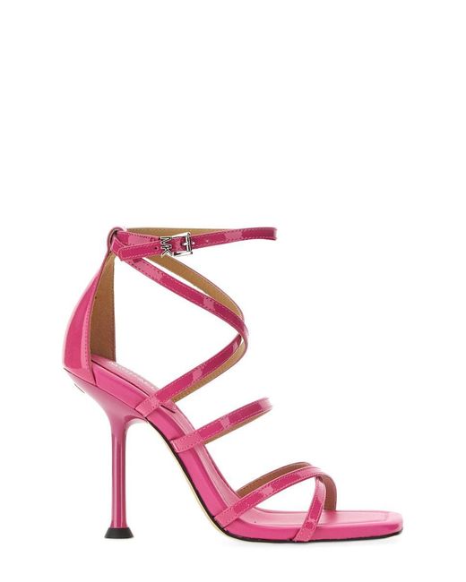 Michael Kors Pink Pumps In Leather.