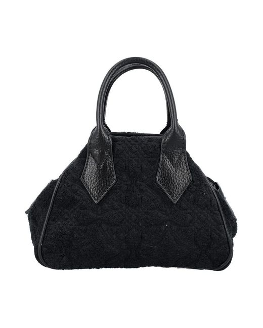 Vivienne Westwood Black Toweling Yasmine Mini Bag