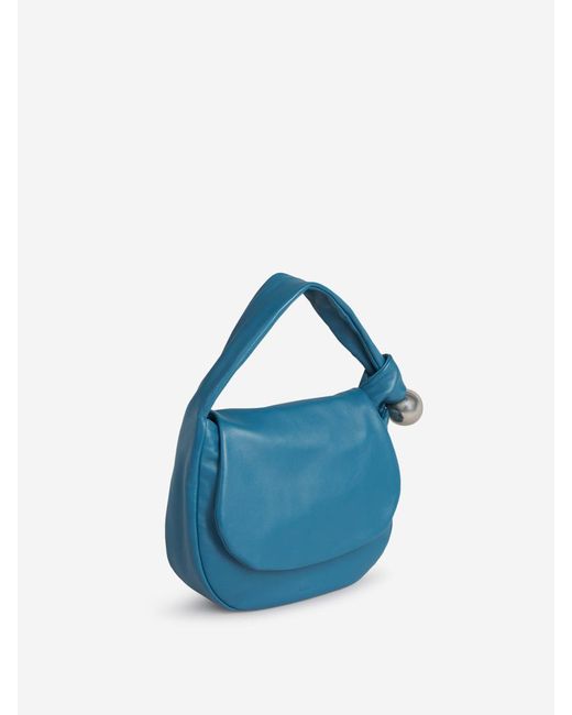 Jil Sander Blue Sphere Shoulder Bag