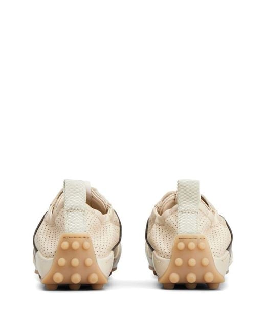 Tod's White Perforated Sneakers Shoes