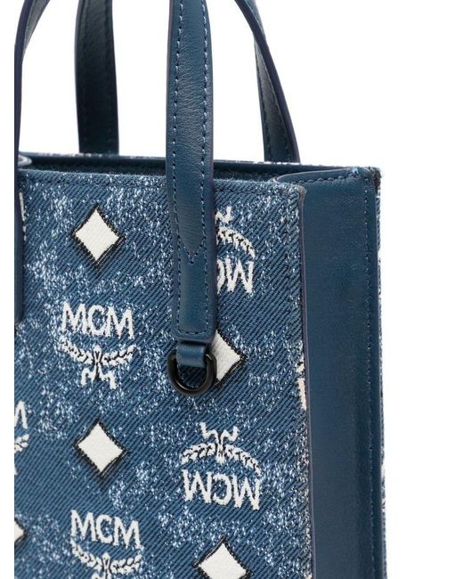 MCM Blue Handbags.