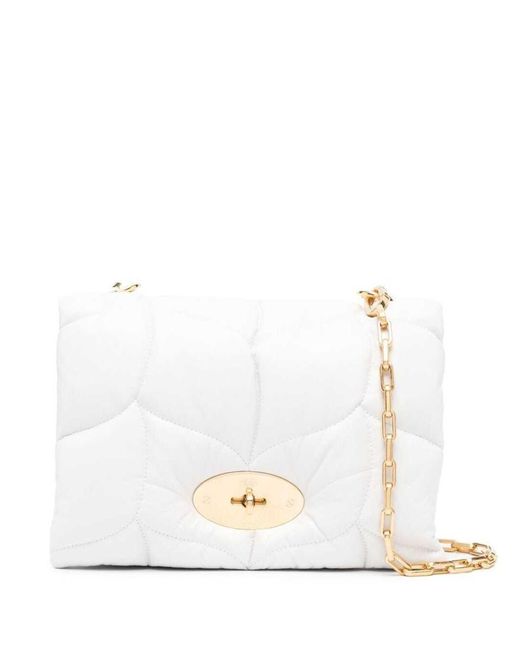 Mulberry White Quilted Leather Shoulder Bag