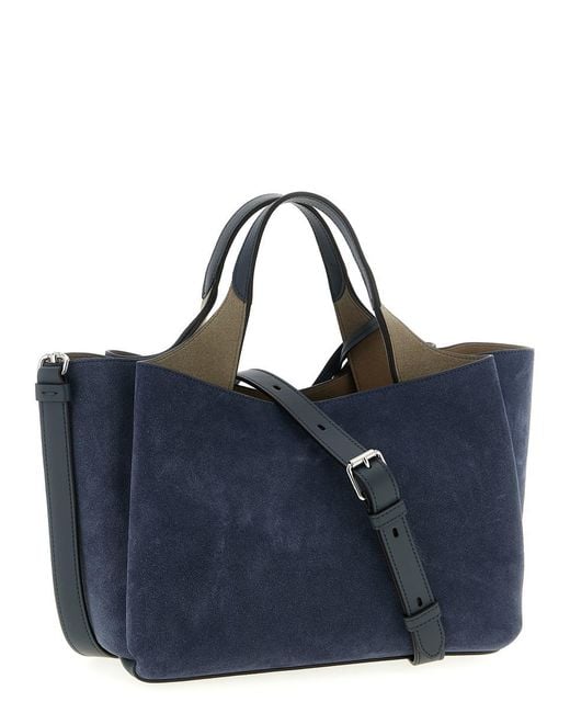 Tod's Blue 'Apa Mini' Handbag