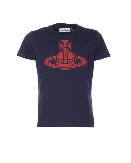 Vivienne Westwood Blue T-Shirts And Polos for men