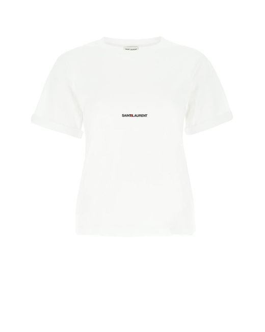 Saint Laurent White T-Shirts & Undershirts
