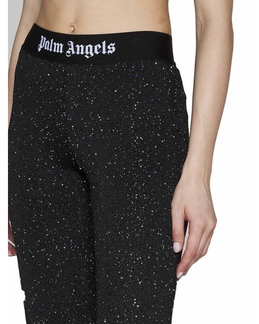 Palm Angels Black Trousers