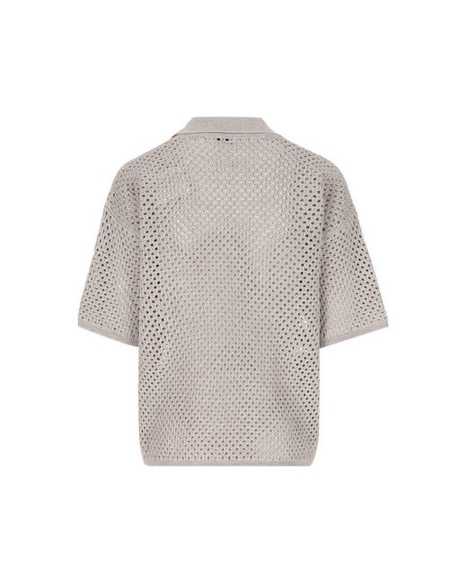 Brunello Cucinelli Gray T-Shirt And Polo