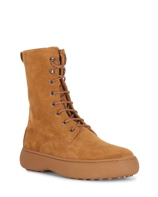 Tod's Brown Lace-up Boots