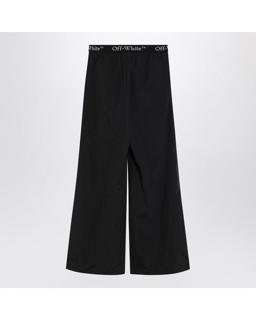 Off-White c/o Virgil Abloh Black Wide Nylon Pants