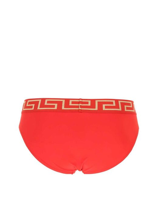 Versace Red Swimsuits for men