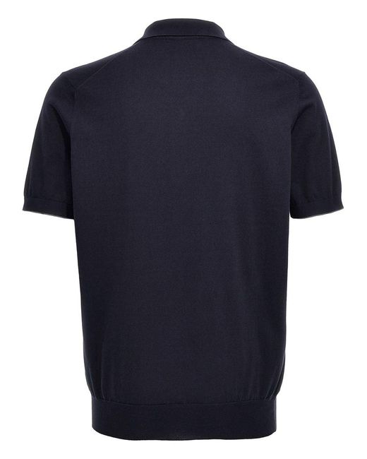Brunello Cucinelli T-shirts And Polos Blue for men