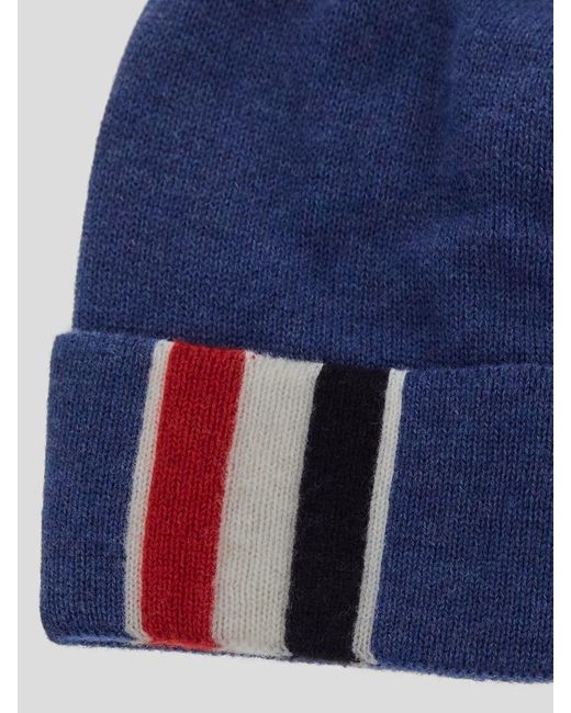 Thom Browne Blue Thome Hat for men