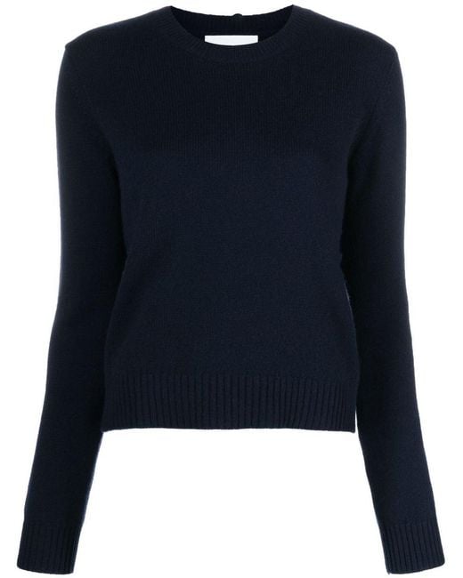 Lisa Yang Blue Mable Cashmere Crewneck Sweater