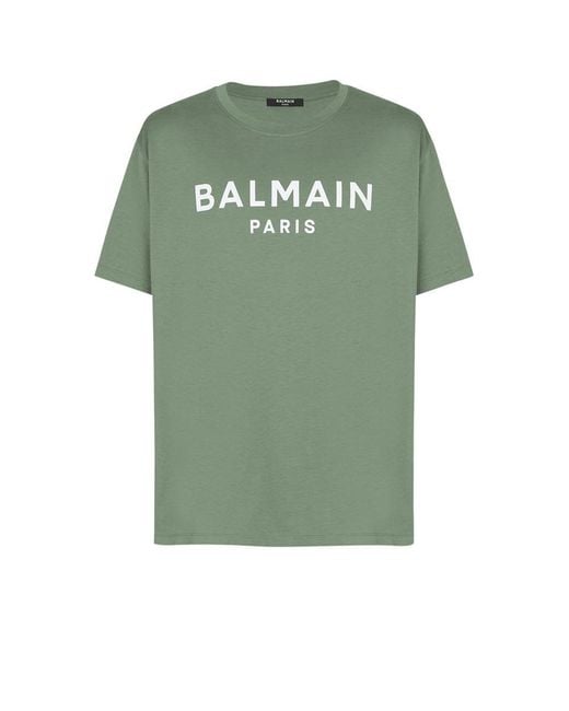 Balmain Green T-Shirts And Polos for men