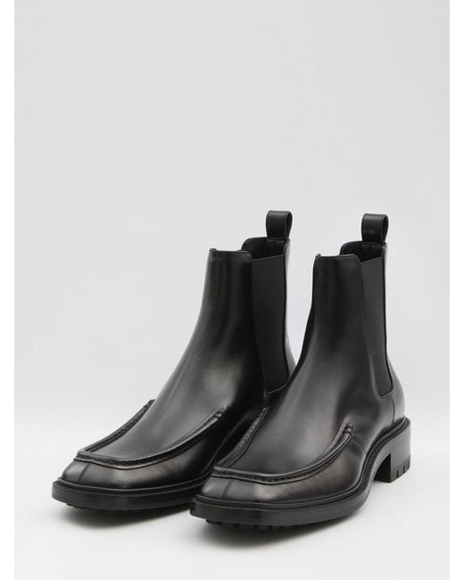 Saint Laurent Black Joe Chelsea Boots for men