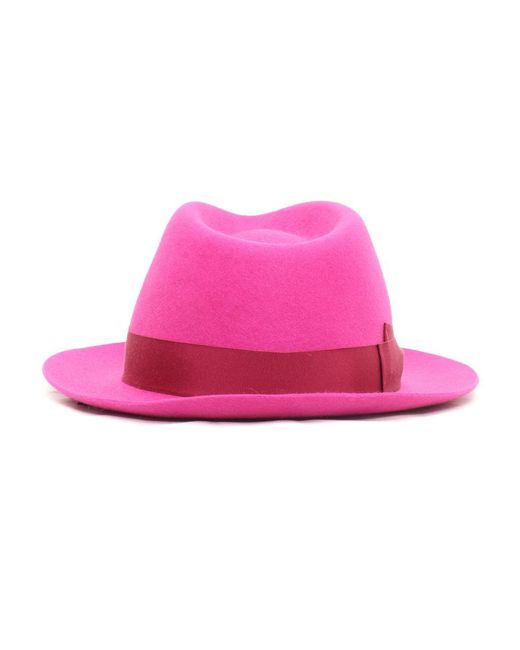 Borsalino Pink Hat