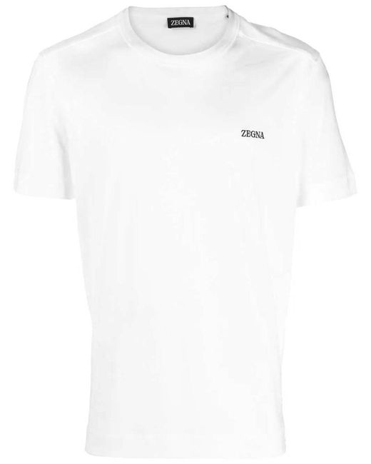 Zegna Zegna T-shirts And Polos in White for Men | Lyst Canada