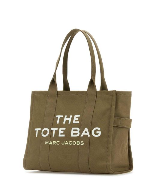 Marc Jacobs Metallic The Large Canvas Tote Bag