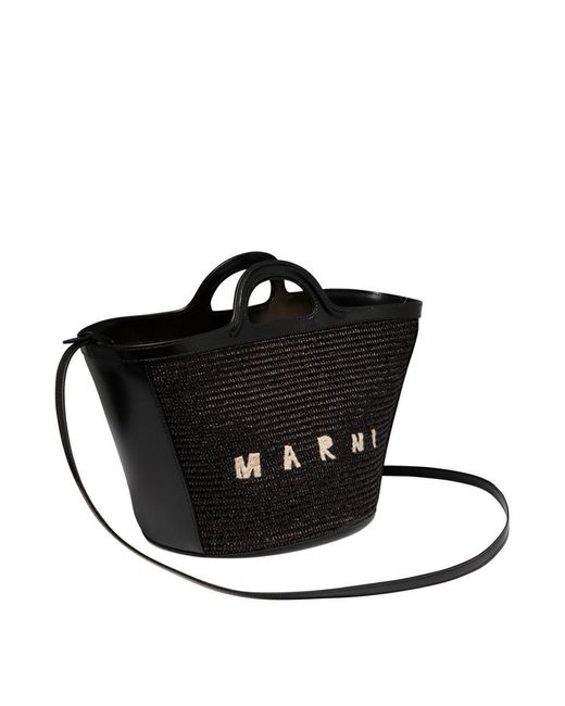 Marni Black "Tropicalia Small" Handbag